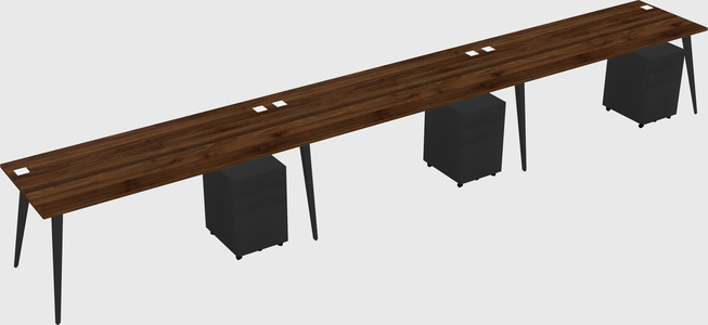 Modern rectangular office desk