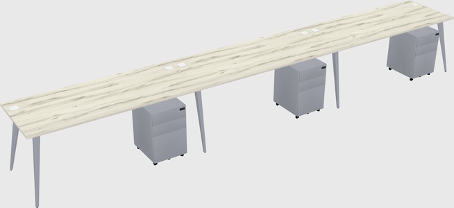 Modern rectangular office desk