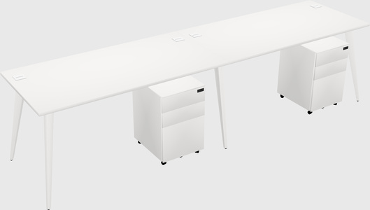 Modern rectangular office desk