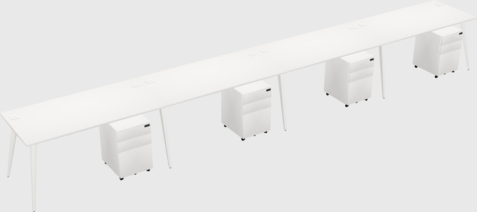 Modern rectangular office desk