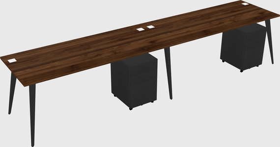 Modern rectangular office desk