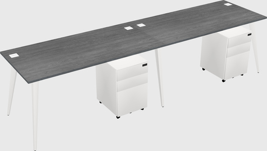 Modern rectangular office desk