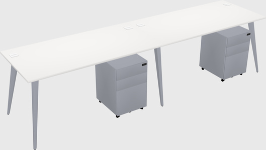Modern rectangular office desk