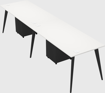Bureau rectangulaire moderne
