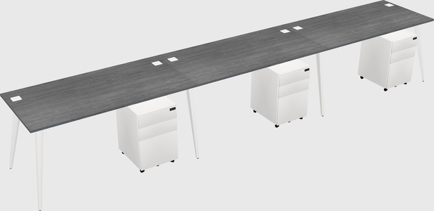 Modern rectangular office desk