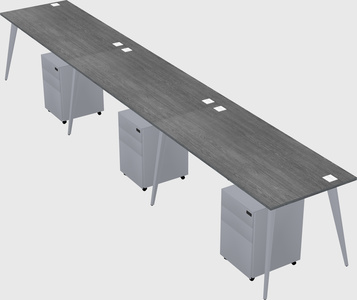 Modern rectangular office desk