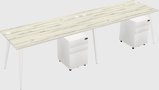 Bureau rectangulaire moderne