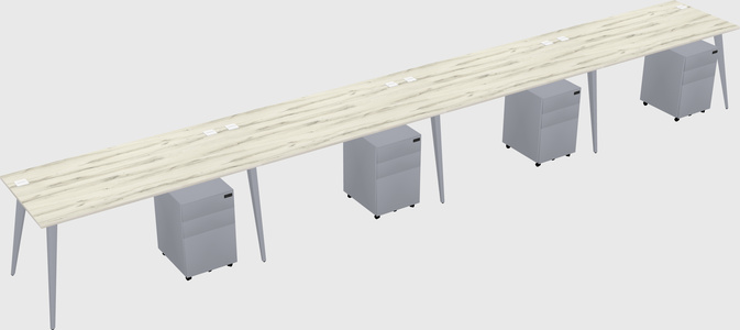 Modern rectangular office desk