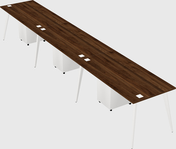 Modern rectangular office desk