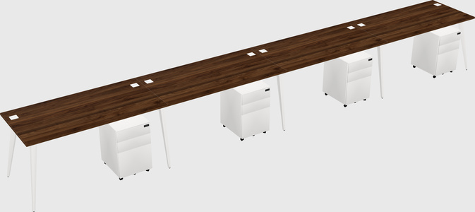 Modern rectangular office desk