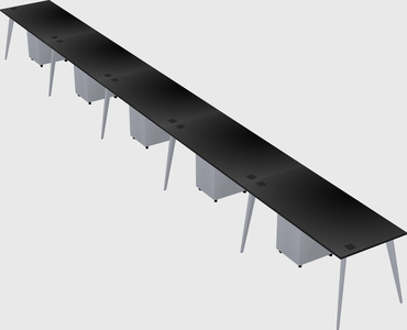 Modern rectangular office desk