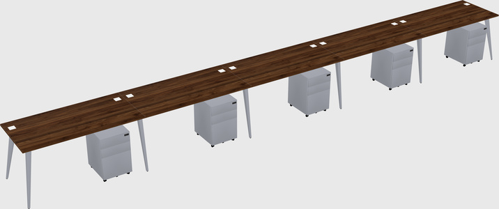 Modern rectangular office desk