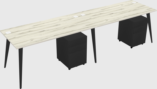 Modern rectangular office desk