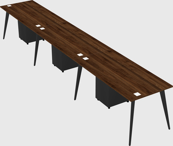 Bureau rectangulaire moderne