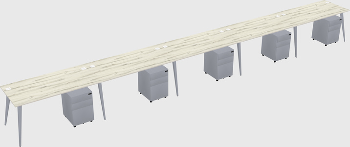 Modern rectangular office desk