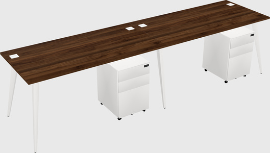 Bureau rectangulaire moderne