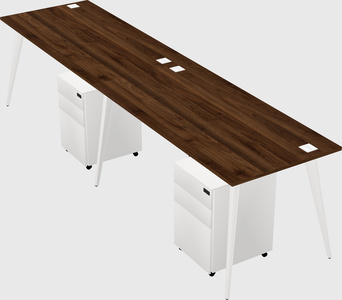 Bureau rectangulaire moderne