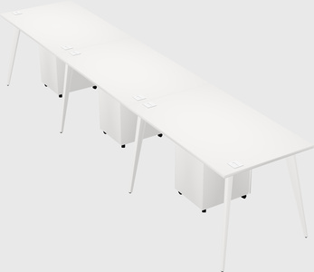 Bureau rectangulaire moderne