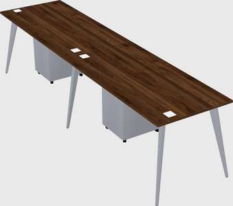 Bureau rectangulaire moderne