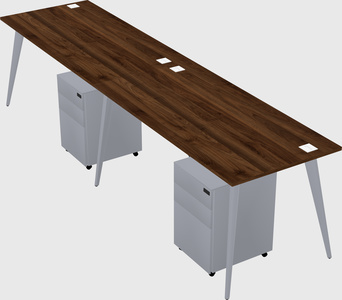Bureau rectangulaire moderne