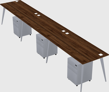 Bureau rectangulaire moderne