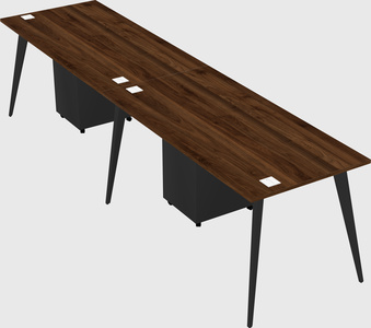 Bureau rectangulaire moderne