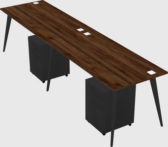 Bureau rectangulaire moderne