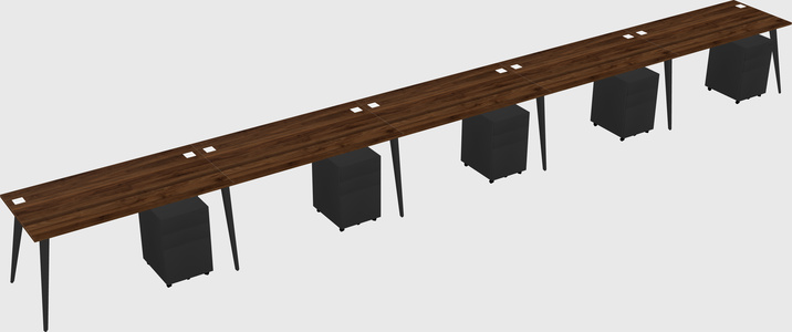 Modern rectangular office desk