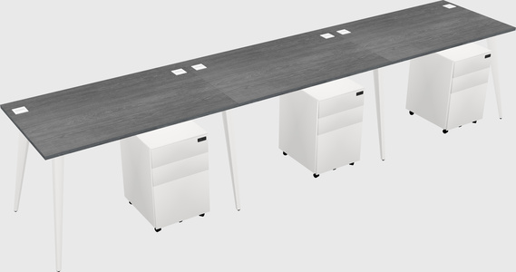 Modern rectangular office desk