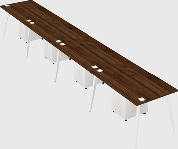 Modern rectangular office desk