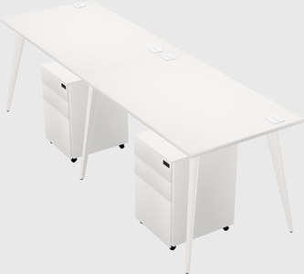 Bureau rectangulaire moderne