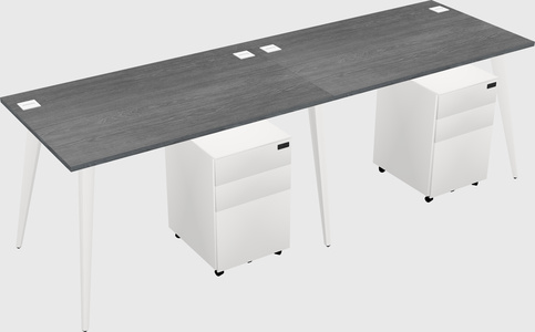 Modern rectangular office desk
