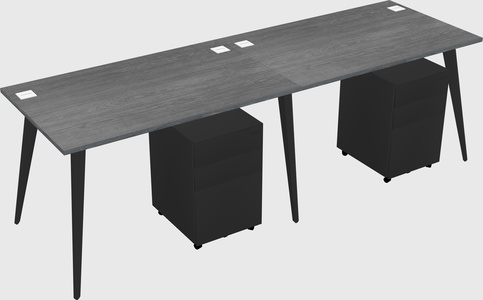 Modern rectangular office desk