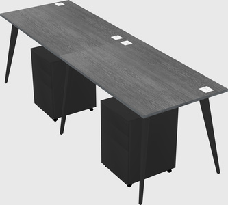 Modern rectangular office desk