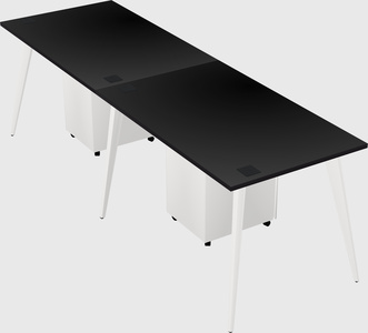 Bureau rectangulaire moderne