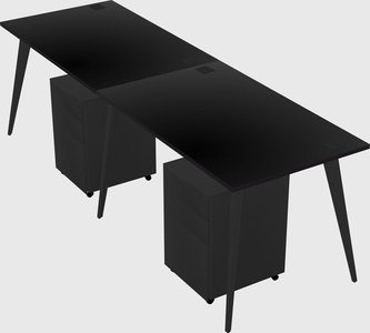 Modern rectangular office desk