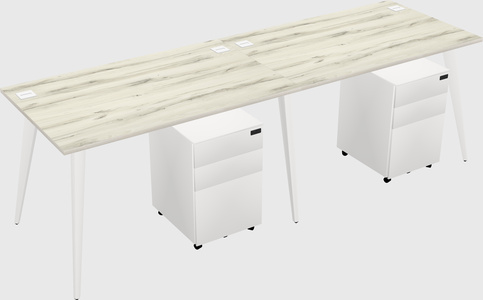 Modern rectangular office desk