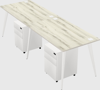Modern rectangular office desk