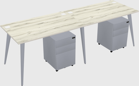 Modern rectangular office desk