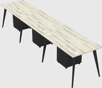 Bureau rectangulaire moderne