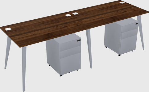 Modern rectangular office desk