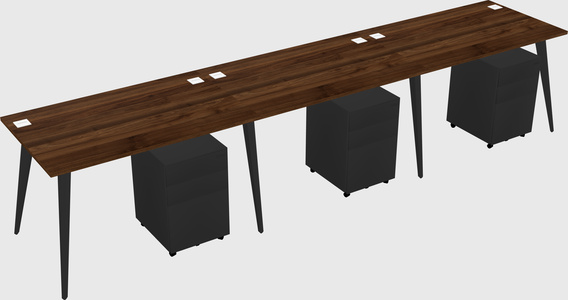 Modern rectangular office desk