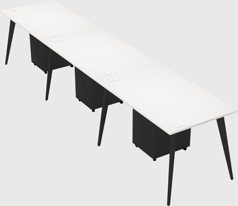 Bureau rectangulaire moderne