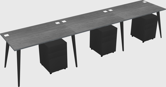 Modern rectangular office desk