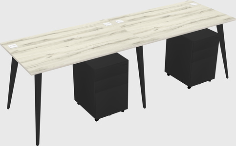 Modern rectangular office desk