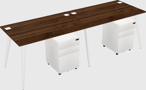 Modern rectangular office desk