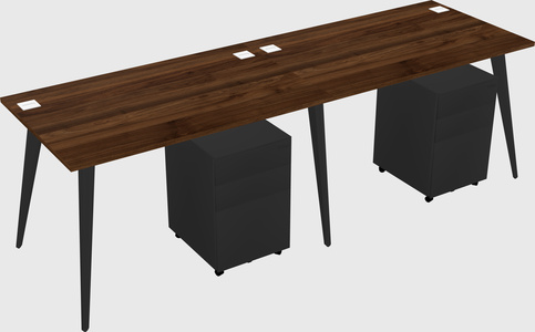 Modern rectangular office desk