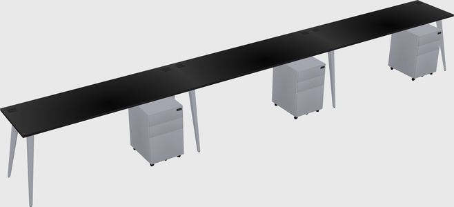 Modern rectangular office desk