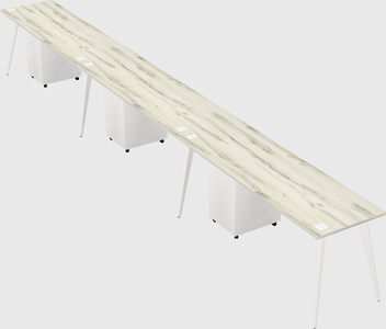 Bureau rectangulaire moderne