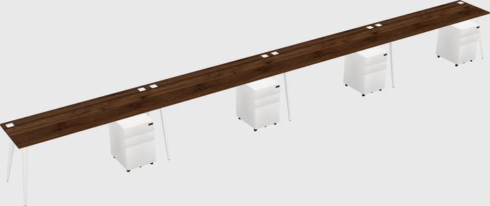 Modern rectangular office desk